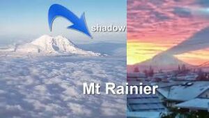 Mount Rainier's Shadow Proves the Globe?