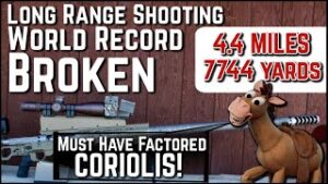 Long Range Shooting World Record Broken...  What Was The Coriolis Correction?