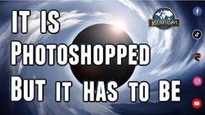 It is Photoshopped  ! ( Clip )