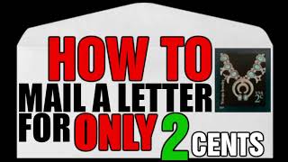 How To Mail A Letter or Postcard for Only 2 Cents [ARCHIVE]