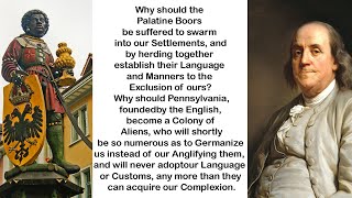 Benjamin Franklin on Black German Immigrants / Swarthy Palatines / Moorish Images & Statues