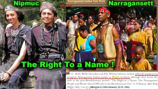 Contested places and “Vanishing” Indians /  Narragansett, Nipmuc, Hassanamisco / The Right to a Name