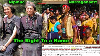 Contested places and « Vanishing » Indians /  Narragansett, Nipmuc, Hassanamisco / The Right to a Name