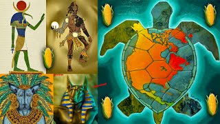 Hunahpu / Anpu “Anubis” (Xololt) Hermanubis  “Thoth” / Turtle island “Atlantis” Creation Story, Maya