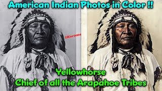 PART #22 – Real American Indian Photos Colorized For The First Time Ever ! / Indigenous Flute Music