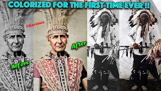 PART #13 – Real American Indian Photos Colorized For The First Time Ever!