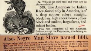"The American or Indian Race found only In America is of a Deep Copper Color" / 1839 Geography Atlas