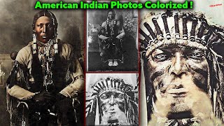 PART #26 – Real American Indian Photos Colorized For The First Time Ever ! Native Flute Relaxation
