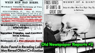 Pt. 2 – Amazing Old Newspaper Reports Of America That They Dont Want You To See !!!!  Cover ups !!