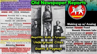Amazing Old Newspaper  Reports Of America That They Dont Want You To See !!!!  / Waking up w/ Analog