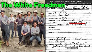 Proof of “White” People in The Freedman’s Bank Records !! Its not about “African Slaves” / Genealogy